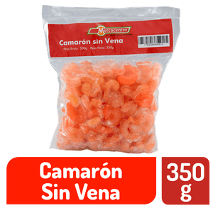 Camarón Mercacentro Sin Vena 350 g Peso Neto
