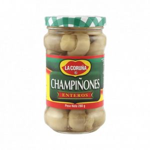 Champiñones La Coruña Frasco Enteros 280 g