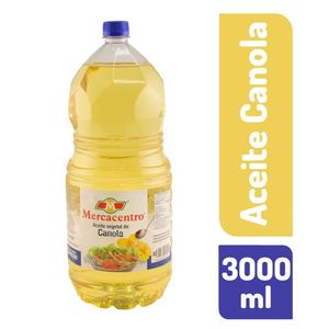 Aceite Mercacentro Canola 3000 ml
