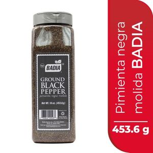 Pimienta Negra Molida Frasco Badia x 453.6 g