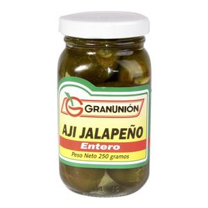 Ají Jalapeño Rodajas Gran Unión 250 g