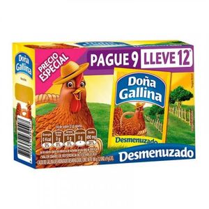 Caldo Doña Gallina Desmenuzado x 9 g Pague 9 Lleve 12 Sobres