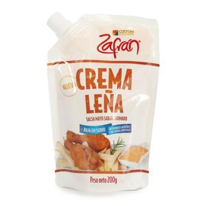 Salsa Crema Leña Zafrán Doypack 200 g
