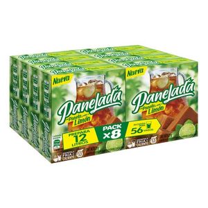 Panelada Con Panela Sabor Limon 8 x 29 g
