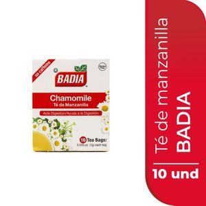 Te De Manzanilla Badia x 10 und Blanco 1g