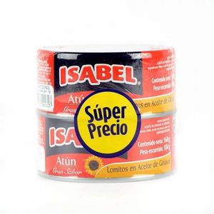 Atun Isabel Aceite girasol 2 x 142 g