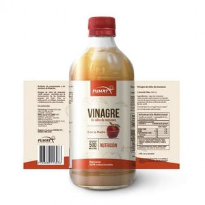 Vinagre De Manzana Funat Con La Madre x 500 ml