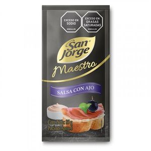 Salsa San Jorge Maestro Con Ajo x 85 g
