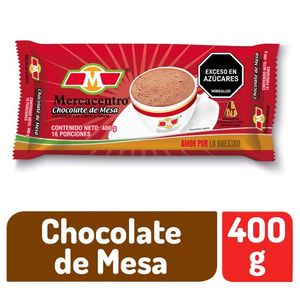 Chocolate Mercacentro Con Azúcar Clavos y Canela x 400 g