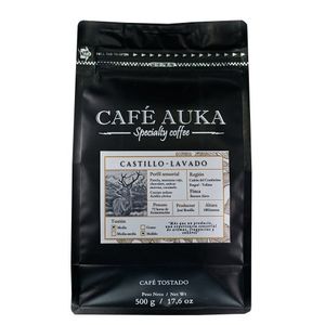 Café Auka Castillo Lavado Molido x 500 g