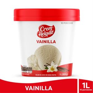 Helado Crem Helado Vainilla 1 Litro/600 g