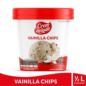 Helado Crem Helado Vainilla Chips Chocolate 1/2 Litro - 300 g