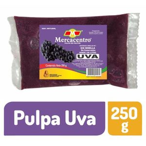 Pulpa De Fruta Mercacentro Uva x 250 g