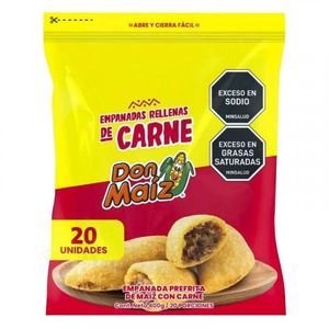 Empanadas Don Maiz Rellenas De Carne x 400 g