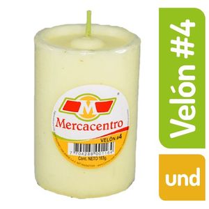 Velón Mercacentro #4 Blanco 1 und
