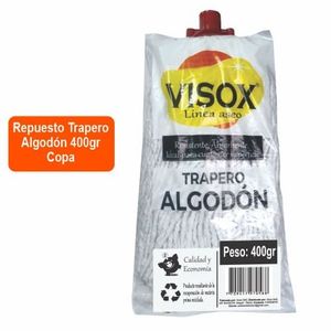 Repuesto Trapero Visox #400 Algodon
