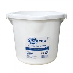 Balde Task Pro Blanco x 12 Litros