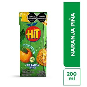 Refresco Hit Naranja Piña UHT 200 ml