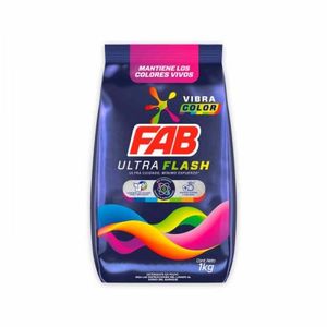 Detergente Fab Ultra Flash Color x 1000 g