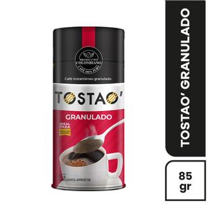 Café Soluble Tostao Granulado x 85 g