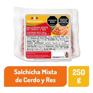 Salchicha Mercacentro Mixta x 250 g