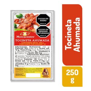 Tocineta Ahumada Mercacentro x 250 g