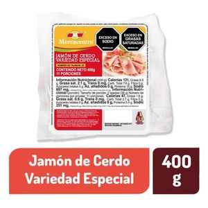 Jamón Tajado Mercacentro x 400 g