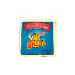 Queso Doble Crema Stelar x 250 g/Tajado