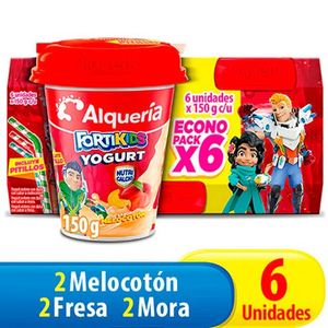 Yogurt Forti Kids Vaso 6 x 150 g