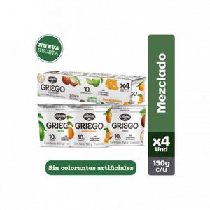 Yogurt Alpina Griego Mezclado Surtido x4 und x 600 g
