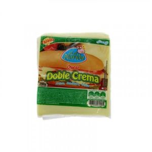 Queso La Florida Tajado Doble Crema x 250 g