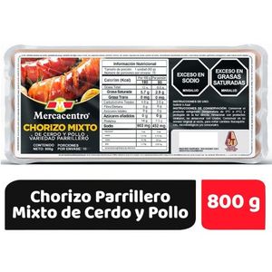 Chorizo Mercacentro Mixto x 800 g