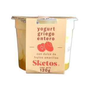 Yogurt Griego Sketos Entero Frutos Amarillos x 120 g