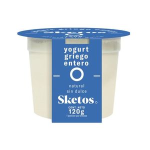 Yogurt Griego Sketos Entero Natural x 120 g