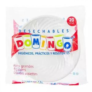 Plato Domingo 150 x 20 und Pequeño