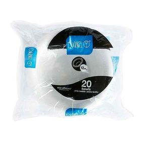 Plato Darnel 12Oz Blanco x 20 und Hondo