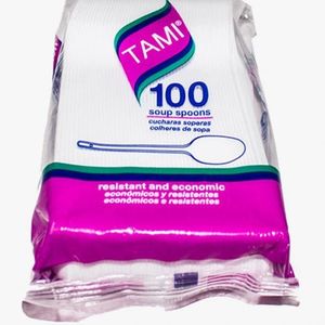 Cuchara Tami Blanca x 100 und Sopera