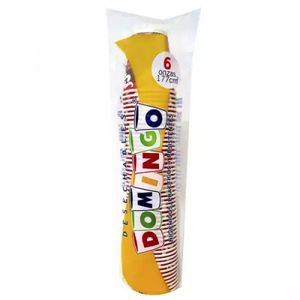 Vaso Domingo Papel 6 Oz x 50 und