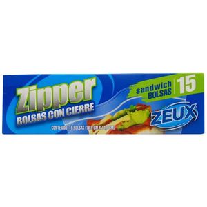 Bolsa Zeux Zipper Sándwich 15 und