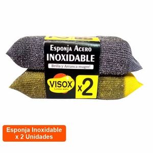 Esponja Inoxidable x2 und Visox