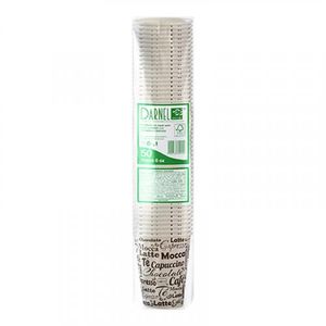 Vaso Darnel Naturals Bebida Caliente x 50 und Blanco