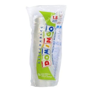 Vaso Domingo 1.5 Oz Transparente x 50 und