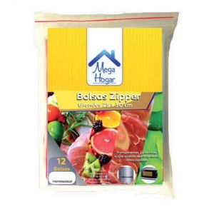 Bolsa Zipper Megahogar x 12 und 25 x 30 cm