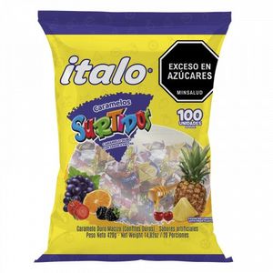 Caramelo Italo Surtido 420 g x 100 und