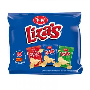 Papa Lizas Surtida 27 g x 10 und Surtida