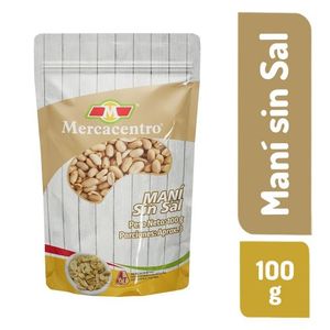 Maní Mercacentro Sin Sal x 100 g