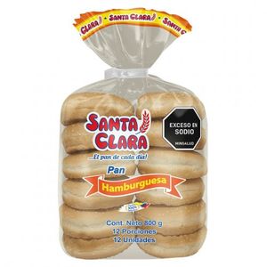 Pan Santa Clara x 12 und Hamburguesa