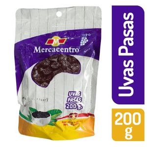 Uvas Pasas Mercacentro 200 g