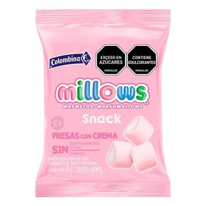 Millows Fresas Con Crema x 35 g