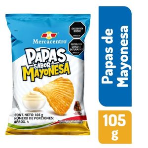 Papas Mercacentro Mayonesa x 105 g